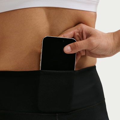Nike One Seamless Front Yüksek Belli Tam Boy Kadın Taytı görsel 6