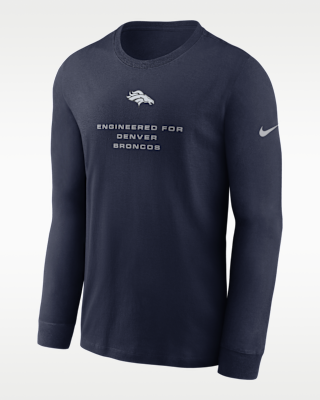 Мужская футболка Denver Broncos Team Issue Nike Dri-FIT NFL Long-Sleeve