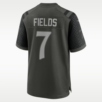 Justin Fields New York Jets Rivalries Collection Men’s Nike NFL Game Jersey