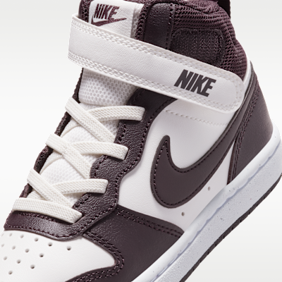 Tenis para niños de preescolar Nike Court Borough Mid 2