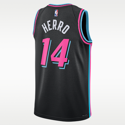 Tyler Herro Miami Heat City Edition Men's Nike NBA Swingman Jersey