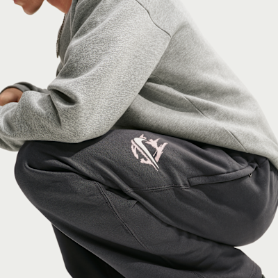 Nike Solo Swoosh Fleece Açık Paçalı Erkek Eşofman Altı görsel 4