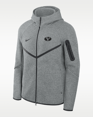 Мужское худи BYU Cougars Tech Nike Basketball Fleece Full-Zip Hoodie для баскетбола