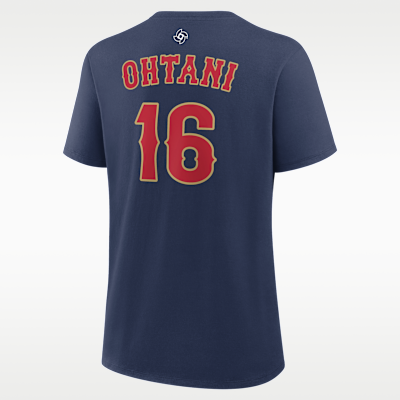 Playera Nike para mujer Shohei Ohtani Japan National Baseball Team 2026 World Baseball Classic