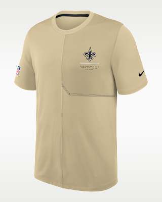 Мужские  New Orleans Saints Sideline Coach Nike Dri-FIT NFL Top