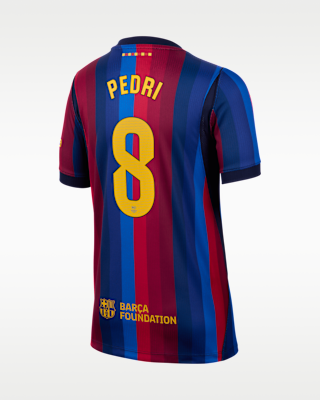 Детские джерси Pedri FC Barcelona 2026/27 Stadium Home Big Kids' Nike Dri-FIT Soccer Jersey