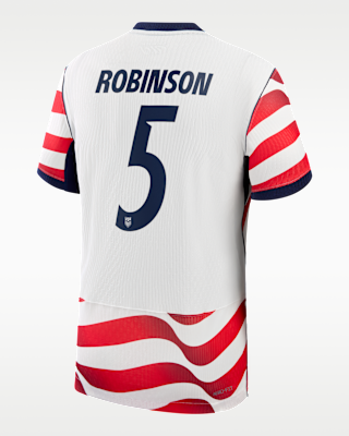 Мужские джерси Antonee Robinson USMNT 2026 Match Home Nike Aero-FIT Soccer Jersey