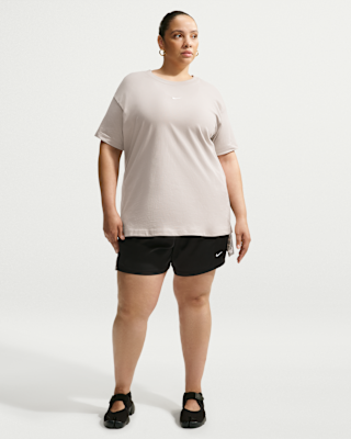 Женские шорты Nike Sportswear Chill Lace Loose Mid-Rise Shorts (Plus Size)