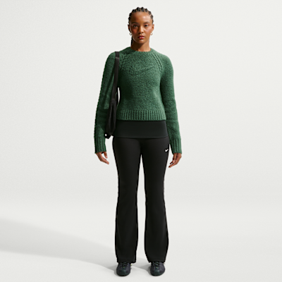 Nike Sportswear Chill Knit Dar Kesimli Uzun Kollu Kadın Sweatshirt'ü görsel 4