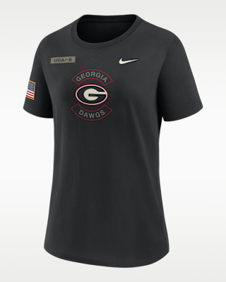 Женская футболка Georgia Military Appreciation Nike Dri-FIT College