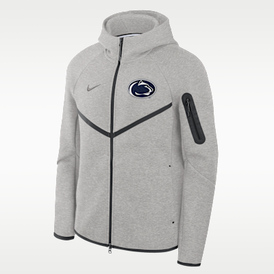 Chamarra universitaria Nike con gorro de cierre completo para hombre Penn State Tech Fleece Windrunner