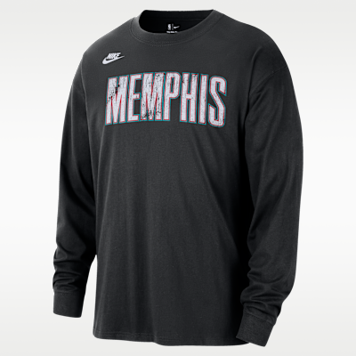 Memphis Grizzlies Hardwood Classic Essential Men's Nike NBA Long-Sleeve T-Shirt