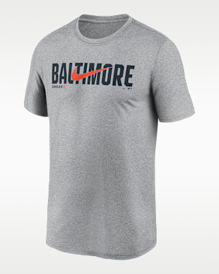 Мужская футболка Baltimore Orioles Swoosh Legend Nike Dri-FIT MLB