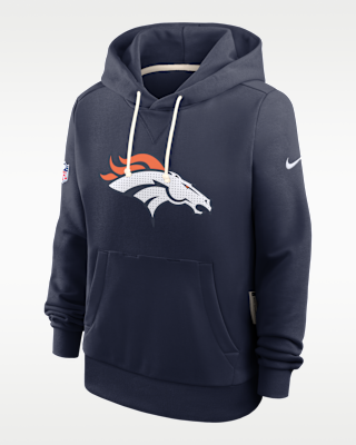 Женское худи Denver Broncos Sideline Nike Dri-FIT NFL Pullover Hoodie