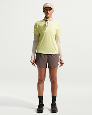 Женские шорты Nike ACG Dri-FIT Mid-Rise Brief-Lined Trail Shorts для бега