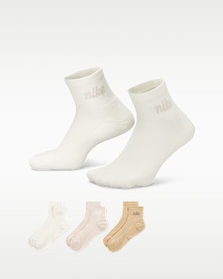 Unisex носки Nike Everyday Elevated Ankle Socks (3 Pairs)