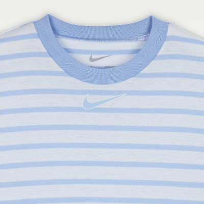 ナイキ ベビー ショートスリーブ ロンパー バケットハット付き