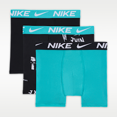 Ropa interior estampada para niños talla grande (paquete de 3) Nike Dri-FIT Essentials
