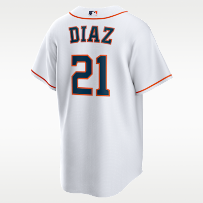 Jersey Nike de la MLB Replica para hombre Yainer Diaz Houston Astros