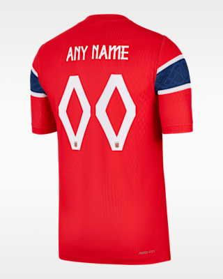 Мужские джерси Norway 2026/27 Match Home Nike Aero-FIT Soccer Authentic Custom Jersey By You