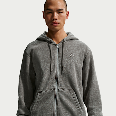 나이키 클럽 남성 풀집 플리스 후디