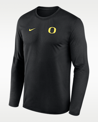 Мужская футболка Oregon Sideline Legend Small Logo Nike Dri-FIT College Long-Sleeve