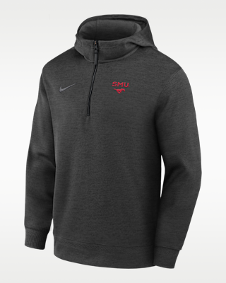 Мужское худи Smu Mustangs Nike NCAA Basketball Coaches' Pullover Hoodie для баскетбола