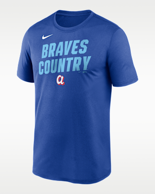 Мужская футболка Atlanta Braves City Connect Team Phrase Script Nike Dri-FIT MLB