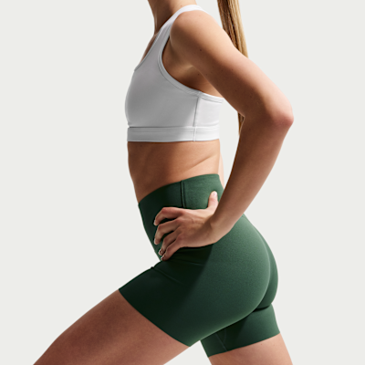 Nike Zenvy Yüksek Belli 13 cm Kadın Bisiklet Şortu görsel 4