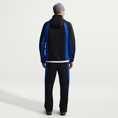 Nike Tech Renk Bloklu Tam Boy Fermuarlı Fleece Windrunner Erkek Ceketi görsel 5
