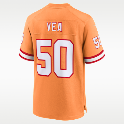 Vita Vea Tampa Bay Buccaneers 50th Anniversary Men's Nike NFL Game Jersey