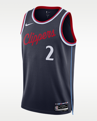 Мужские джерси Kawhi Leonard LA Clippers Swingman Icon Edition Nike Dri-FIT NBA Jersey