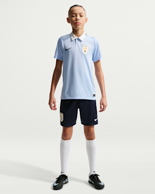 Детские шорты Uruguay 2026 Stadium Home Big Kids' Nike Dri-FIT Soccer Replica Shorts