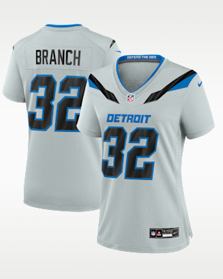 Женские джерси Brian Branch Detroit Lions Rivalries Collection Nike NFL Game Jersey