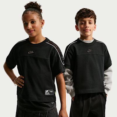 Детские топы Nike Sportswear Collection Big Kids' Short-Sleeve Top