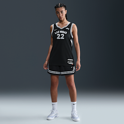A'ja Wilson Las Vegas Aces Nike Dri-FIT WNBA Victory Trikot