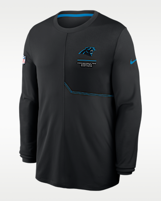 Мужские  Carolina Panthers Sideline Coach Nike Dri-FIT NFL Long-Sleeve Top
