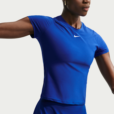 Nike Victory Dri-FIT Kısa Kollu Kadın Tenis Üstü görsel 3
