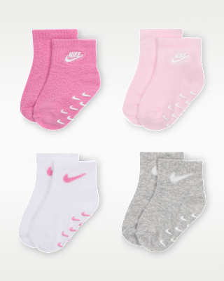 Детские носки Nike Baby Logo Gripper Socks (4 Pairs)