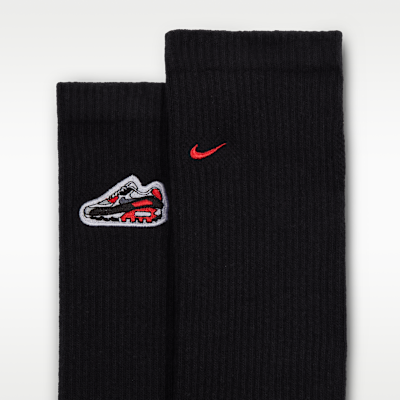 Nike Air Max 90 Everyday Plus Cushioned Crew Socks (1 Pair)