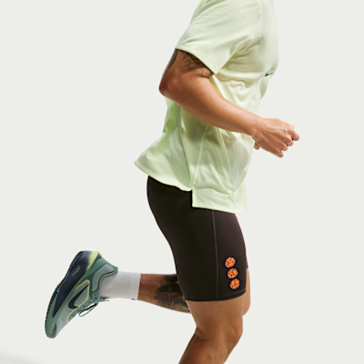 Nike Fast Dri-FIT Slip Astarlı Yarım Boy Erkek Koşu Taytı görsel 4