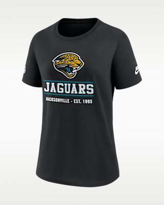 Женская футболка Jacksonville Jaguars Sideline Alt Nike Dri-FIT NFL