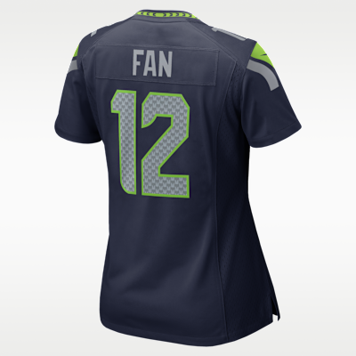 Jersey Nike de la NFL Game para mujer 12s Seattle Seahawks Super Bowl LX