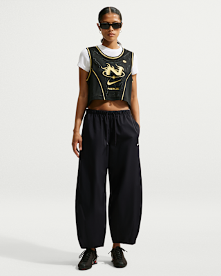 Женские Nike Sportswear Loose Mid-Rise Barrel Pants