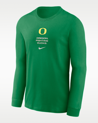 Мужская футболка Oregon Sideline Nike Dri-FIT College Long-Sleeve