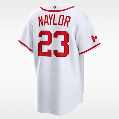 Jersey Nike Stadium para hombre Bo Naylor Canada National Baseball Team 2026 World Baseball Classic