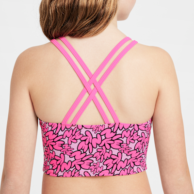 Conjunto de midkini con tirantes cruzados para niña talla grande Nike Swim