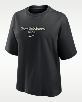 Женская футболка Oregon State Authentics Nike College Boxy