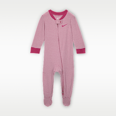 Nike Baby (0-9M) Striped Footed Coverall