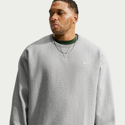 Nike Solo Swoosh Erkek Fleece Crew Üst görsel 6